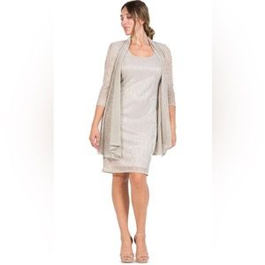 NWT R&M Richards Short Mother of The Bride Dress Size 10